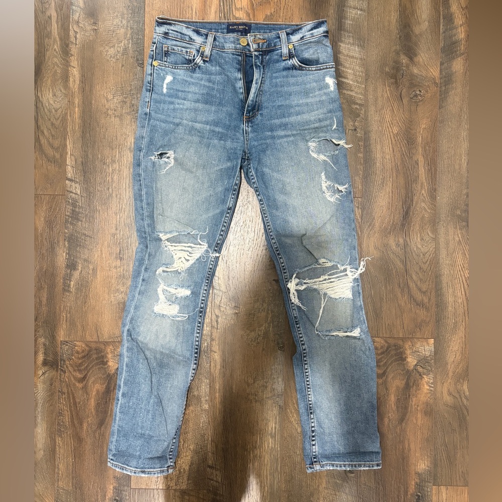 Ramy Brook Ripped Blue Jeans